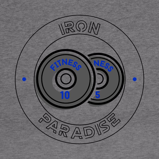 Iron Paradise - T-Shirt by FitnessMotivationWear